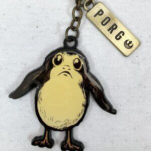 Star Wars Episode 8 Porg Enamel Keychain